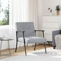 Fotelis krėslas Šviesiai pilka audinys