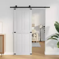 Tvarto durys Corona Balta 80 x 210 cm Pušies medienos masyvas