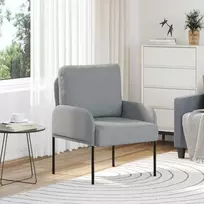 Sofa Sofos su pagalve 55cm Šviesiai pilka fanera