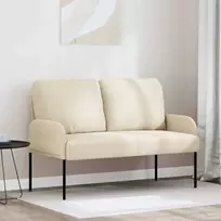 Sofa Sofos su pagalve 110cm Kreminė fanera