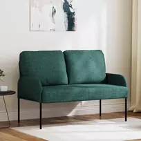 Sofa Sofos su pagalve 110cm Tamsiai žalia fanera