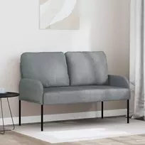 Sofa Sofos su pagalve 110cm Šviesiai pilka fanera