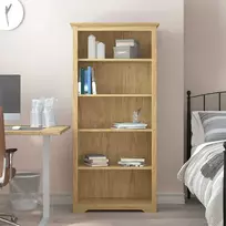 Knygų lentyna BODO Medus ruda 82 x 40 x 173 cm Apdirbta mediena