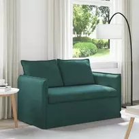Sofa Tamsiai žalia 136 x 82 x 85 cm audinys