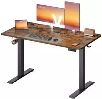 Songmics Elektrinis rašomasis stalas 120 × 60 × 72–120 cm