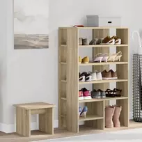 Batu skrynia su lentyna 2 pcs Sonoma ąžuolas Apdirbta mediena