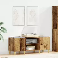 Plokštelių spintelė Senovinis medis 121 x 38 x 48 cm
