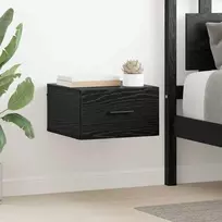 Šalia lovos spintelė 2 pcs juoda ąžuolo 35 x 35 x 20 cm