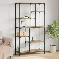 Knygų lentyna 5 aukštų 99 x 35,5 x 176 cm Apdirbta mediena
