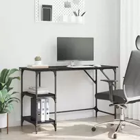 Stalas Juodas ąžuolas 120 x 50 x 75 cm Apdirbta mediena