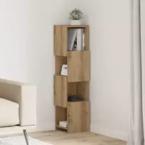 Kampinė spintelė 25,5x25x102cm Apdirbta mediena