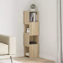 Kampinė spintelė Sonoma ąžuolas 25,5x25x102cm Apdirbta mediena