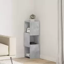 Kampinė spintelė Betono pilka 25,5x25x80cm Apdirbta mediena