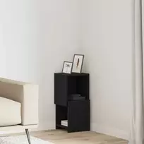 Kampinė spintelė Juodas ąžuolas 25,5x25x55cm Apdirbta mediena
