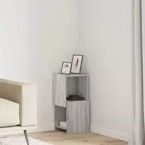 Kampinė spintelė Pilkas Sonoma 25,5x25x55cm Apdirbta mediena