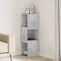 Kampinė spintelė Betono pilka 30,5x30x95cm Apdirbta mediena
