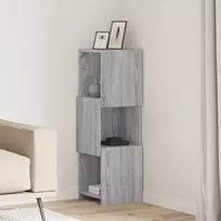Kampinė spintelė Pilkas Sonoma 30,5x30x95cm Apdirbta mediena