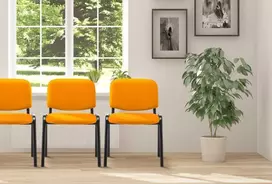 Mville Lankytojo kėdė CLP Ken, audinys, oranžinė