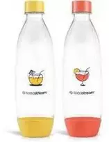 SodaStream FUSE bottle 2x 1 l, oranžinis/yellow