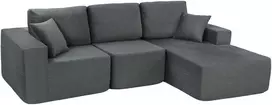 Kampinė modulinė sofa 267 × 168 cm