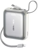 Išorinė baterija Awei AS-181 10000mAh 35W USB-C + „Lightning“/USB-C laidas