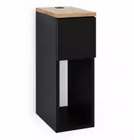 Naktinis staliukas su USB/C prievadu 5V ComfortCove, juodas