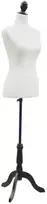 Aosom Manekeno torsas, 86x66x90 cm, Balta, Putplastis