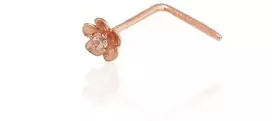 Auksinių auskarų vėrimas - 3.5 mm. - 0.09 g.