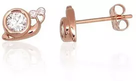 Auksiniai auskarai –pusetai - 4.5 mm. - 0.7 g.