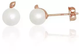 Auksiniai auskarai –pusetai - 7 mm. - 0.66 g.