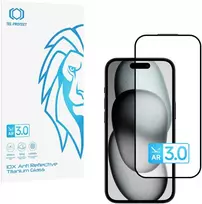 Apsauginis stiklas Tel Protect 10X AR 3.0 AntiReflective Titanium Apple iPhone 15 (envelope)