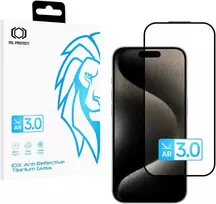 Apsauginis stiklas Tel Protect 10X AR 3.0 AntiReflective Titanium Apple iPhone 15 Pro Max