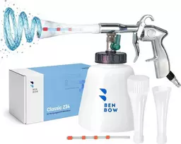 BenBow suspausto oro valymo pistoletas Classic su 1 l talpos bakeliu ir antgaliais Benbow-004+SET