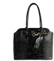 Large Shopper Bag Solier FL57 Arla – Juodas