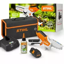 Grandininis pjūklas STIHL GTA 26 akumuliatorinis mini pjūklas – pilnas komplektas