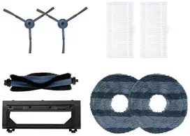 Anker Eufy | Replacement Parts Kit for Eufy C20 Omni Robot Vacuum, Roller with Bristles and Rubber, Guard, 2 Side Brushes, Washable Filter, and 2 Mop Cloths