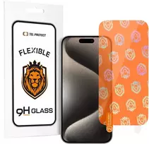 Tel Protect Best Flexible Hybrid Apsauginis stiklas skirtas Apple iPhone 15 PLUS/15 PRO MAX