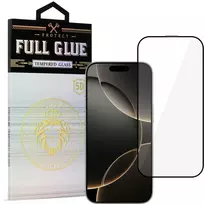 Topt Apsauginis stiklas HARD Full Glue 5D skirtas Apple iPhone 16 Pro Max Juodas