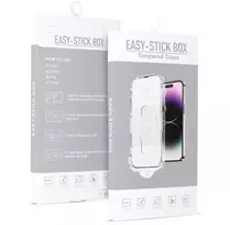 Topt Apsauginis stiklas Full Glue Easy-Stick Box skirtas Apple iPhone 16 Pro Max Juodas