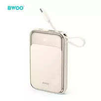 Wekome Išorinė baterija POWER BANK Bwoo (BO-P80) 10000mAh (1xUSB-C; 22.5W) su USB-C laidu auksinis