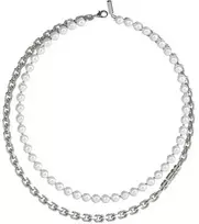 Guess Edgy Styles dvigubas vyriškas perlų vėrinys JUMN04062JWSTWIT-U