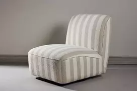Venture Design Lounge kėdė 70x68 cm smėlio spalvos audinio apmušalas