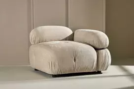 Venture Design Sofa Mika Modulinė Kampinė Kairė 68x64x45 cm Smėlio spalvos