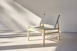 Sofa Venture Design Lounge kėdė Millo 43x40x65 cm Pilka Nature poliesteris mango mediena