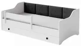 Luco Vaikiška lova su paminkštinimu Erikas 160x80 Grafit