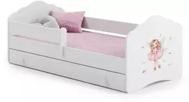 Vaikiška lova 140x70 su stalčiumi