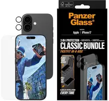 Panzer Glass „PanzerGlass“ – 2 viename klasikinis rinkinys – „iPhone 17“ – su „FASTFIT IN-A-BOX“
