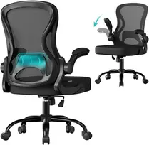 Songmics Biuro kėdė 61.5x58.5x104.5 cm Juoda