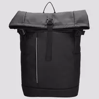 Beagles Originals Neperšlampamas kuprinė Beagles Asaka Rolltop 15,6 colių nešiojamam kompiuteriui, juoda