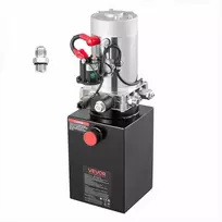 Hidraulinis agregatas savivartei ir keltuvui, vieno veikimo, 22 MPa, 3.4 L/min, DC 12V, 6L metalinis rezervuaras, savivartės siurblys, hidraulinė stotelė